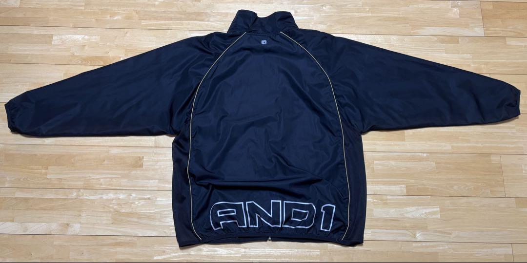 AND1 ブラック ウォームアップウェア XL
