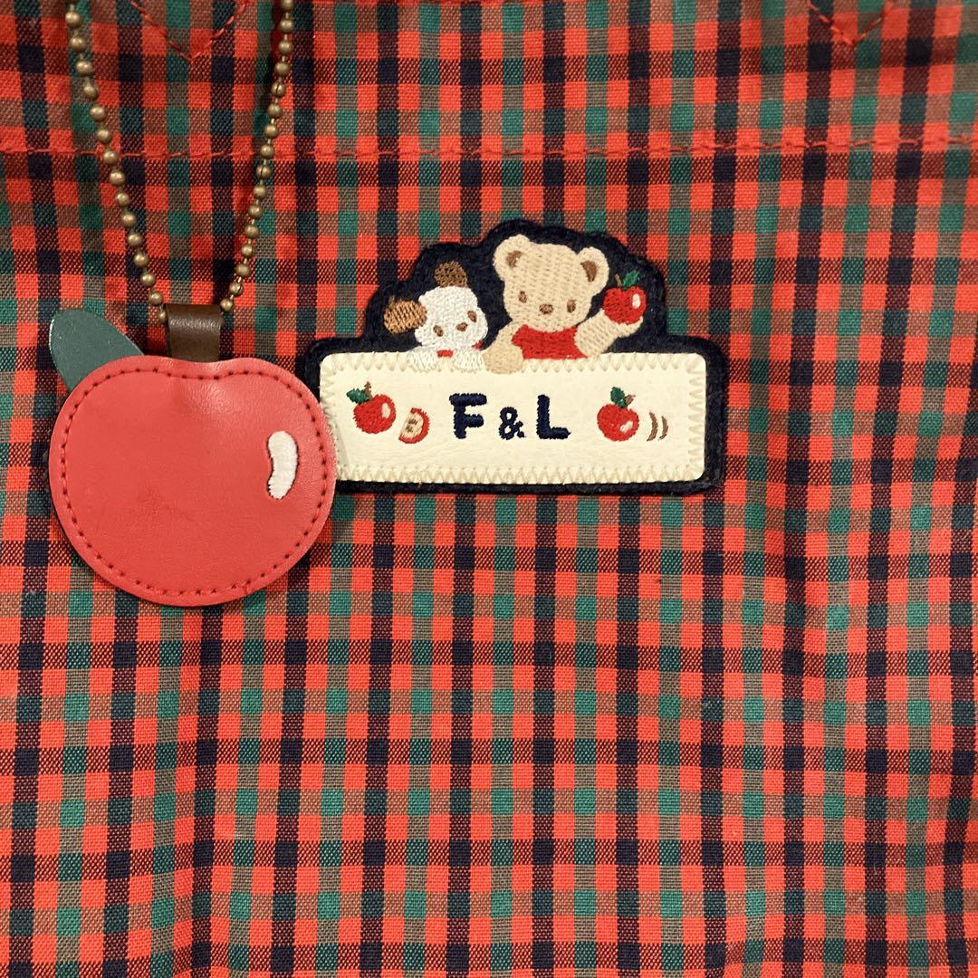 familiar ファミリア　トートバッグ　チェック柄