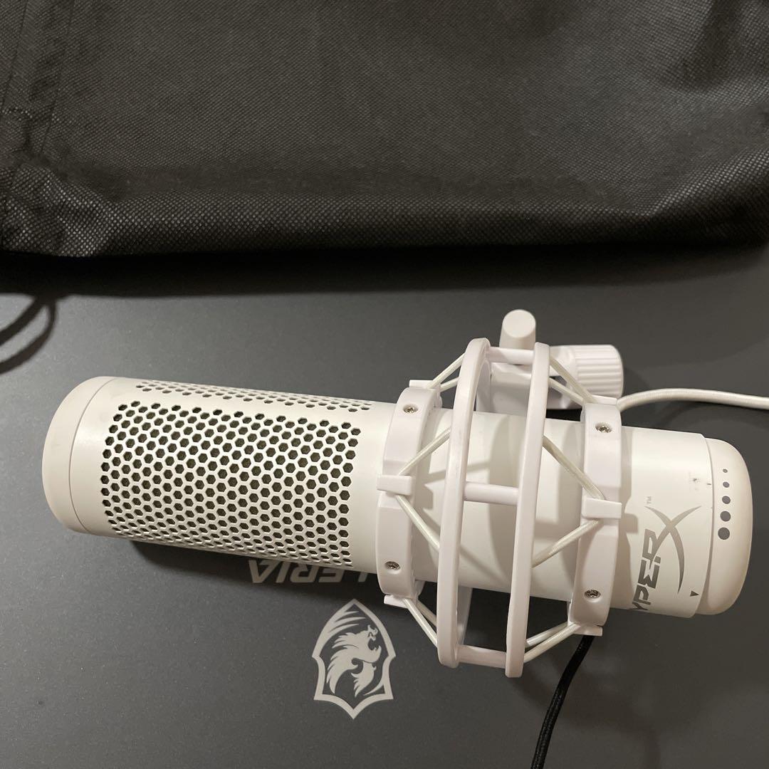HyperX QuadCast S USBマイク ホワイト【動作品・欠品あり】 HyperX QuadCast S USBマイク ホワイト【動作品・欠品あり