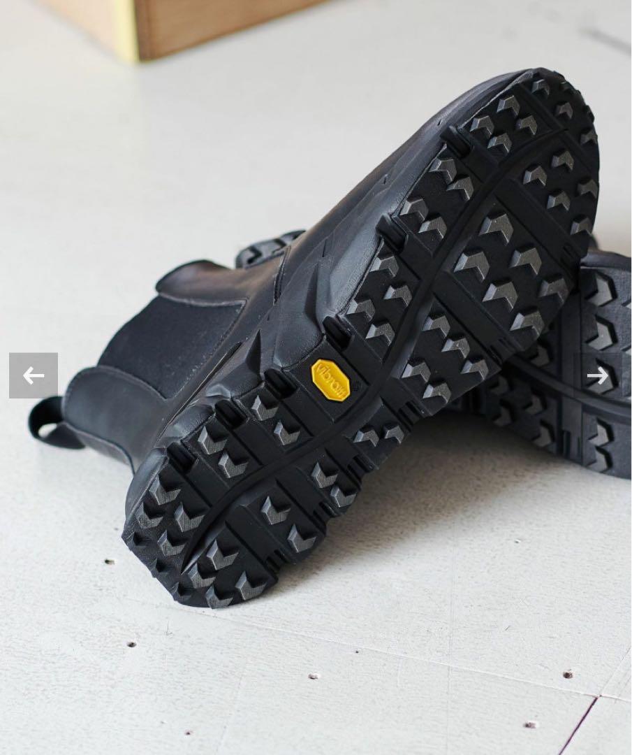 Vibram × OPENING ACT レザーサイドゴアブーツ