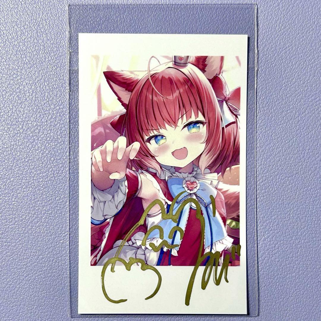 赤見かるび 誕生日記念グッズ 直筆サイン入りチェキ - メルカリ