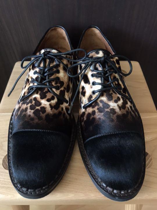 特価再入荷 JIMMY CHOO Pony-Haired Leopard Lace-Ups A7lVx-m95054394107 高評価低価