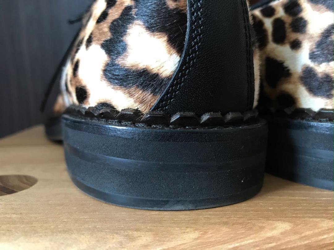 特価再入荷 JIMMY CHOO Pony-Haired Leopard Lace-Ups A7lVx-m95054394107 高評価低価