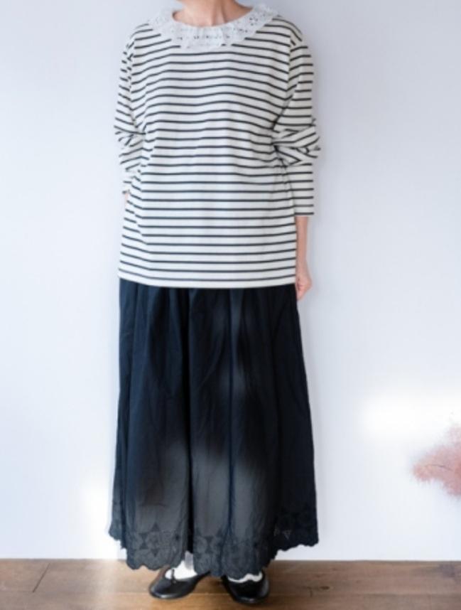 Gauze# ★アンティーク スカラップレース ギャザースカート