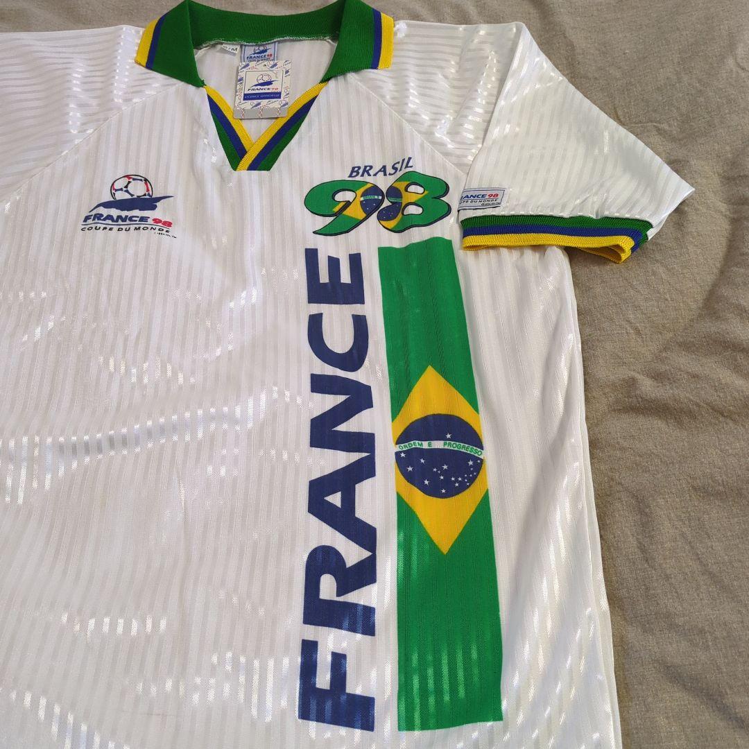 ブラジル代表 1998年ワールドカップサッカーユニフォームシャツ