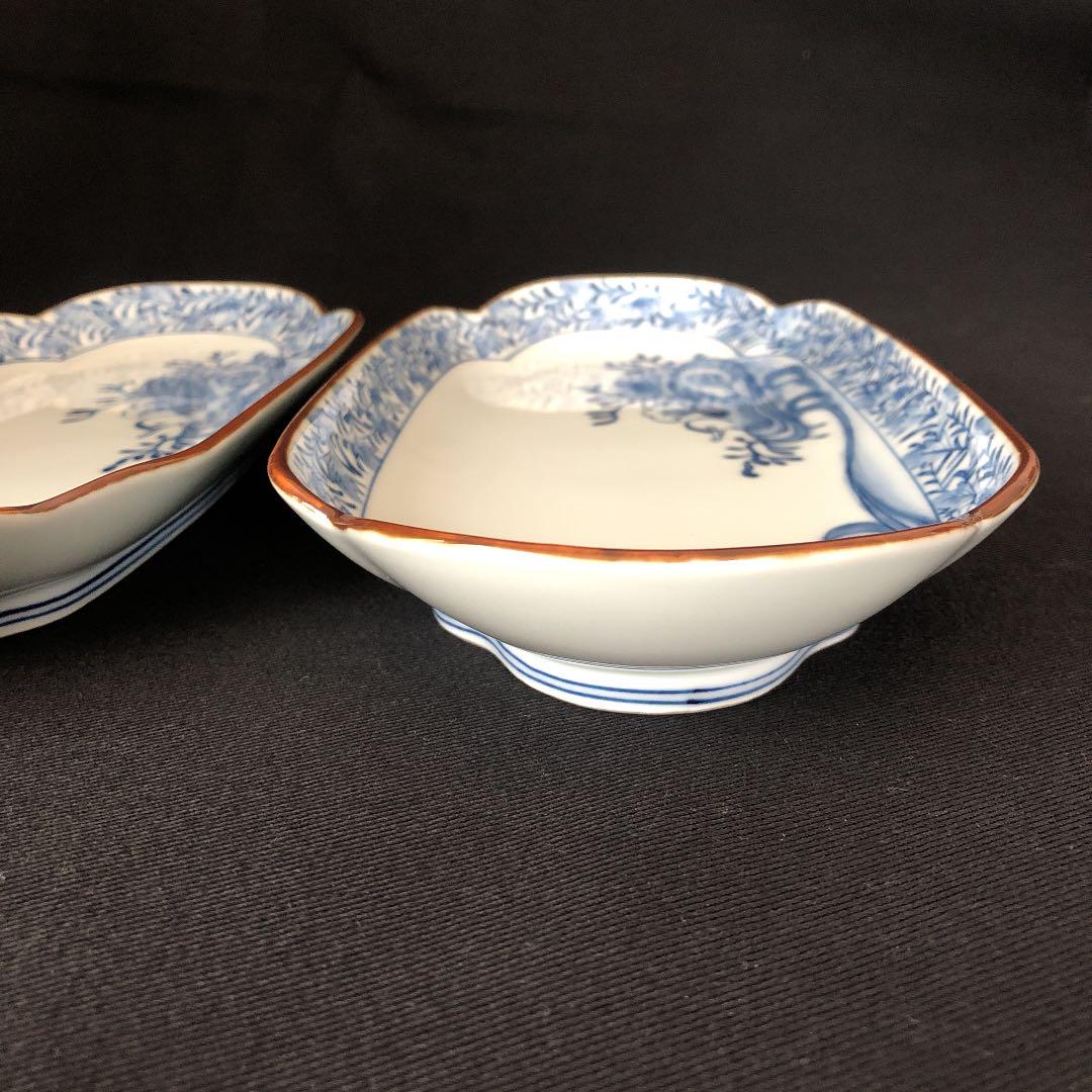 最新作即納 源右衛門窯 染付水鳥図 長皿 2枚 有田焼 未使用 美品 r9uoY-m95059461947 安い限定品
