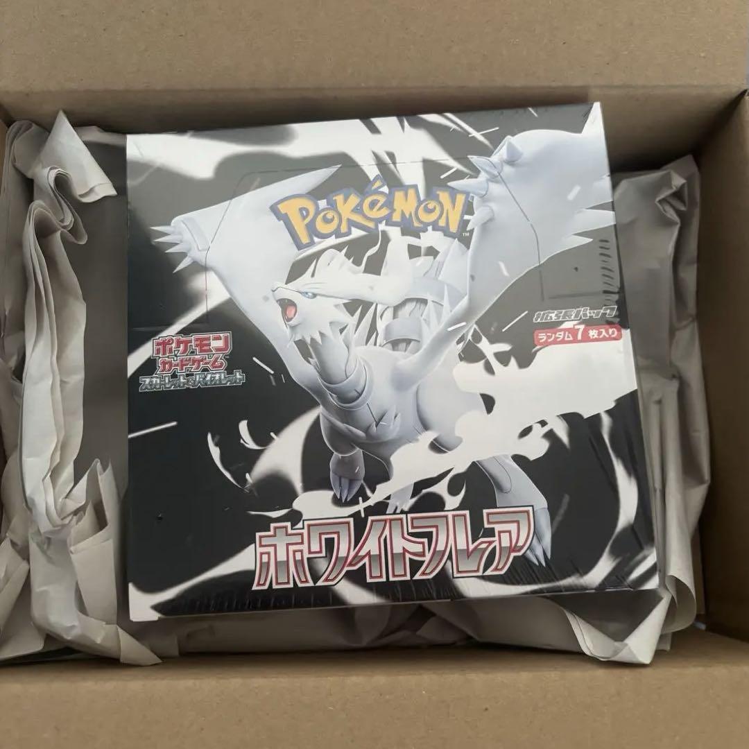 未開封　新品　シュリンクなし　ホワイトフレア　1box ポケモンカード Pokemon 新品未開封 ポケモンカードゲーム 拡張パックデラックス