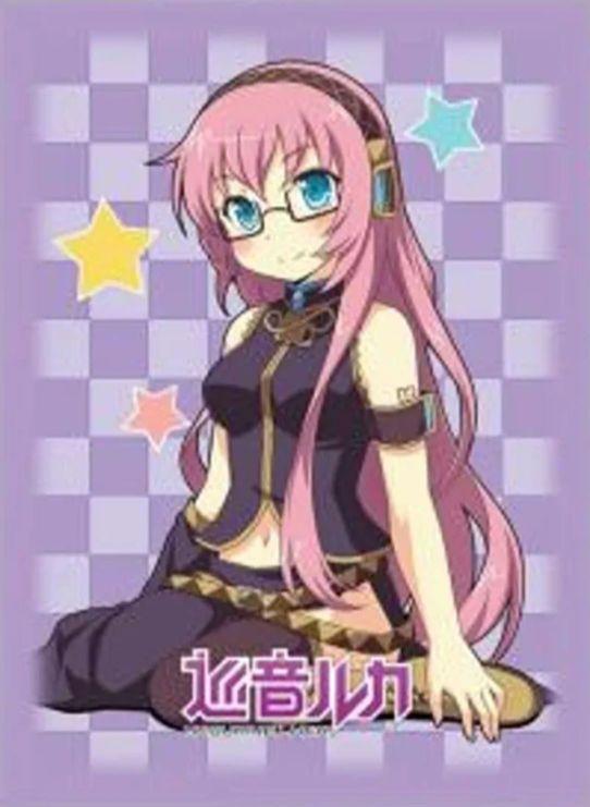 キャラクタースリーブ 巡音ルカ ☆ めがねver. ④ - メルカリ