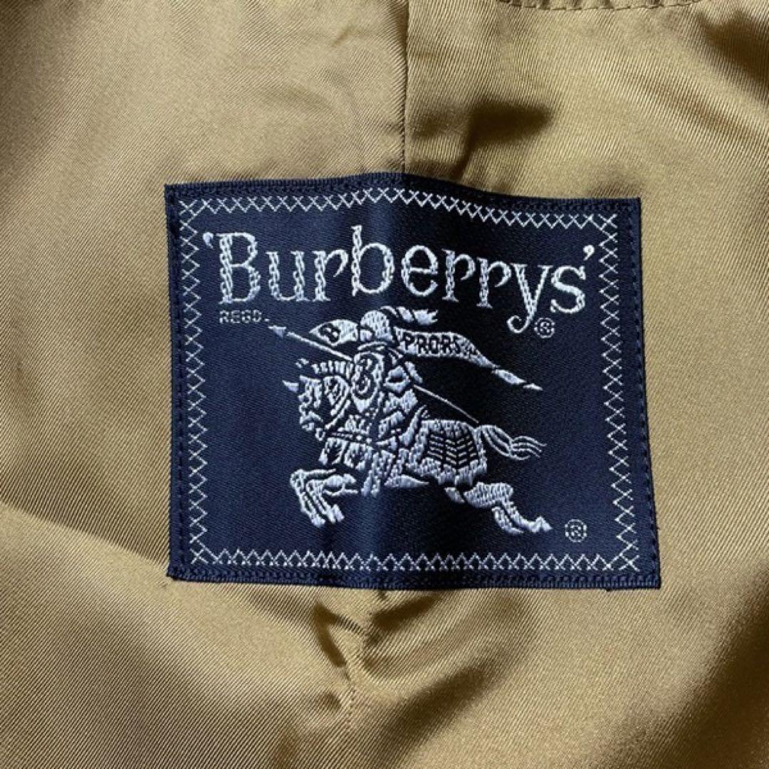 【90s】Burberrys ギャバジン ロングステンカラーコート ベージュ
