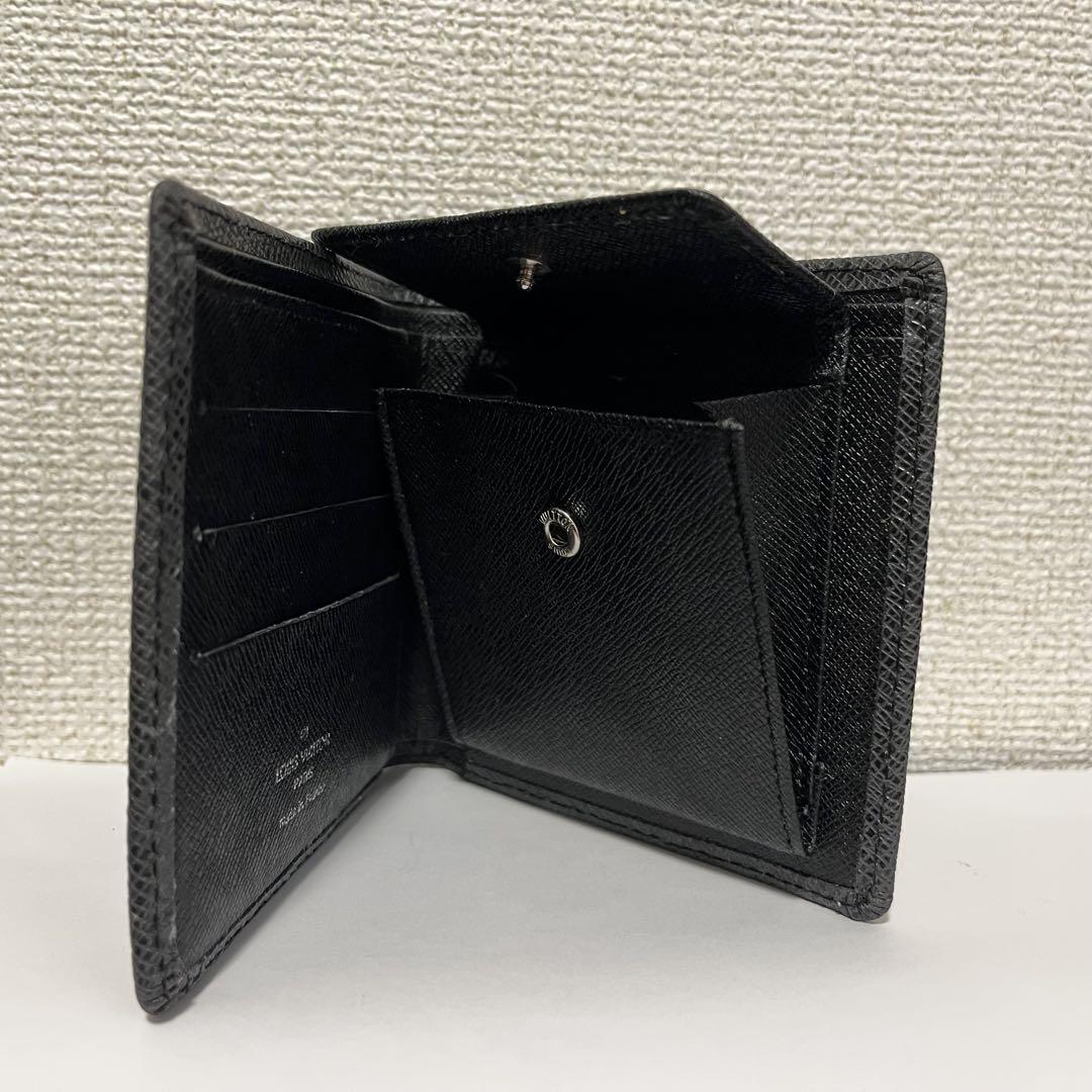 LOUIS VUITTON ブラック 二つ折り財布