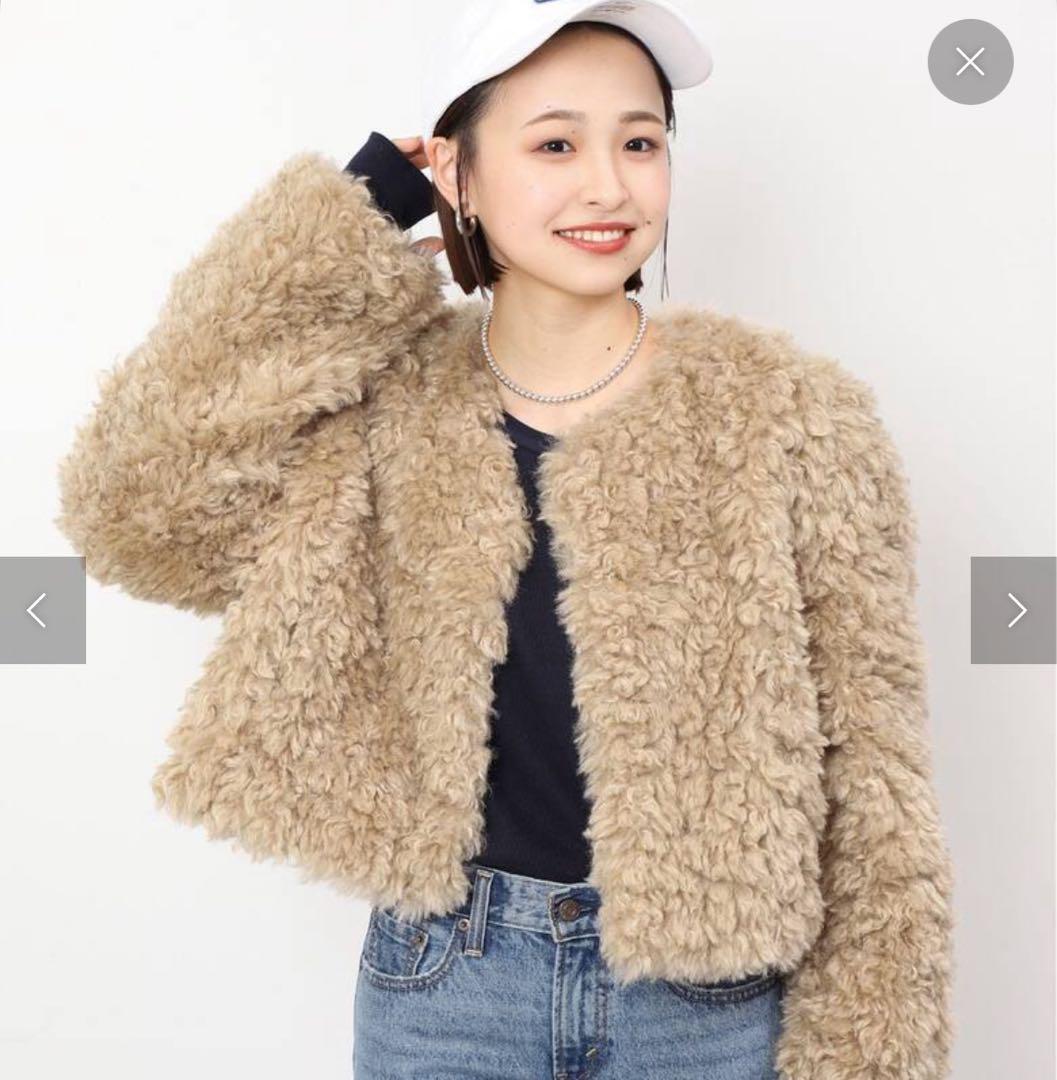 SLOBE IENA スローブイエナ クルクルファーショートブルゾン