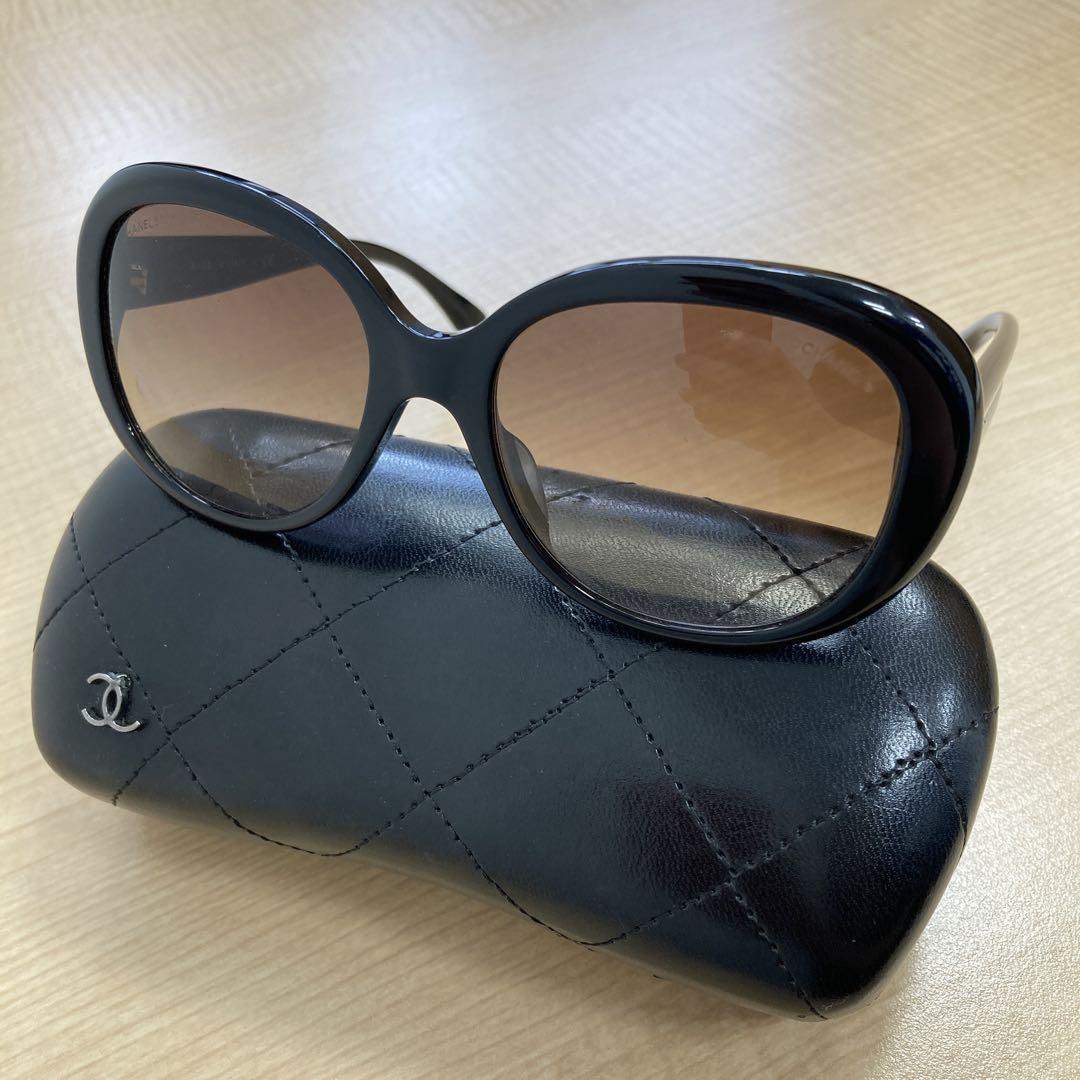 CHANEL シャネル サングラス ココマーク 5312-A ベージュ 度無し
