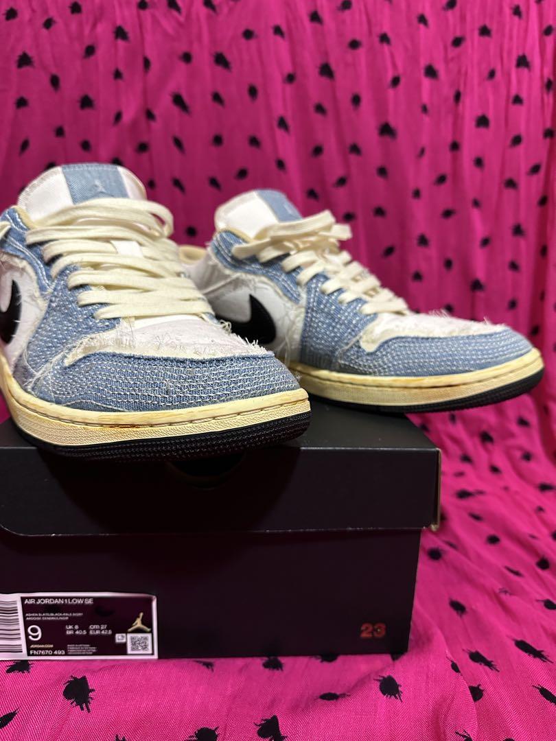 Air Jordan 1 Low SE デニムサイズ9(27cm)