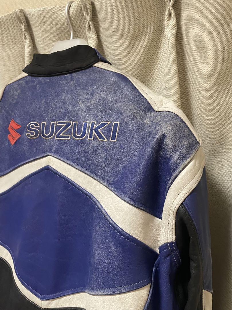 SUZUKI レザーライダースジャケット　トップギア