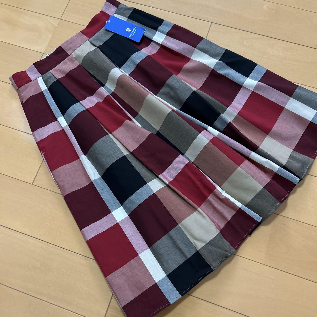 美品 Blue Label ブルーレーベル 定番 チェック スカート 36 S