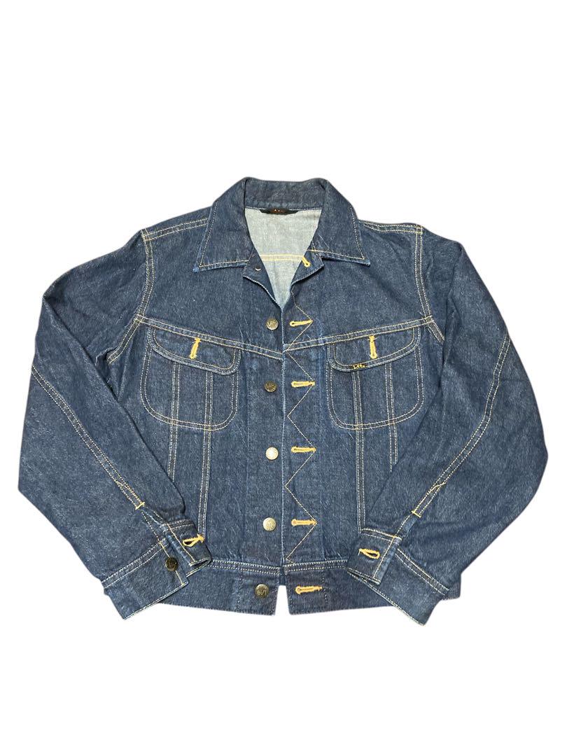 60s 復刻 101-J LEE RIDERS 三角タグ デニム ジャケット Lee RIDERS 101J 60年代復刻 三角赤タグ Gジャン 38☆日本製