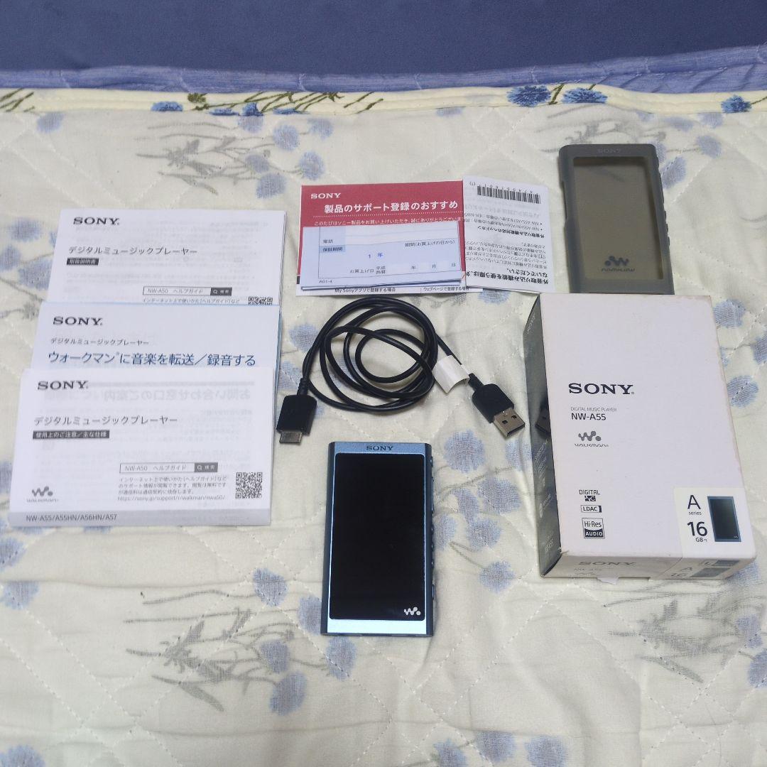 SONY NW-A55 ムーンリットブルー　箱付き SONY NW-A55 ムーンリットブルー 箱付き