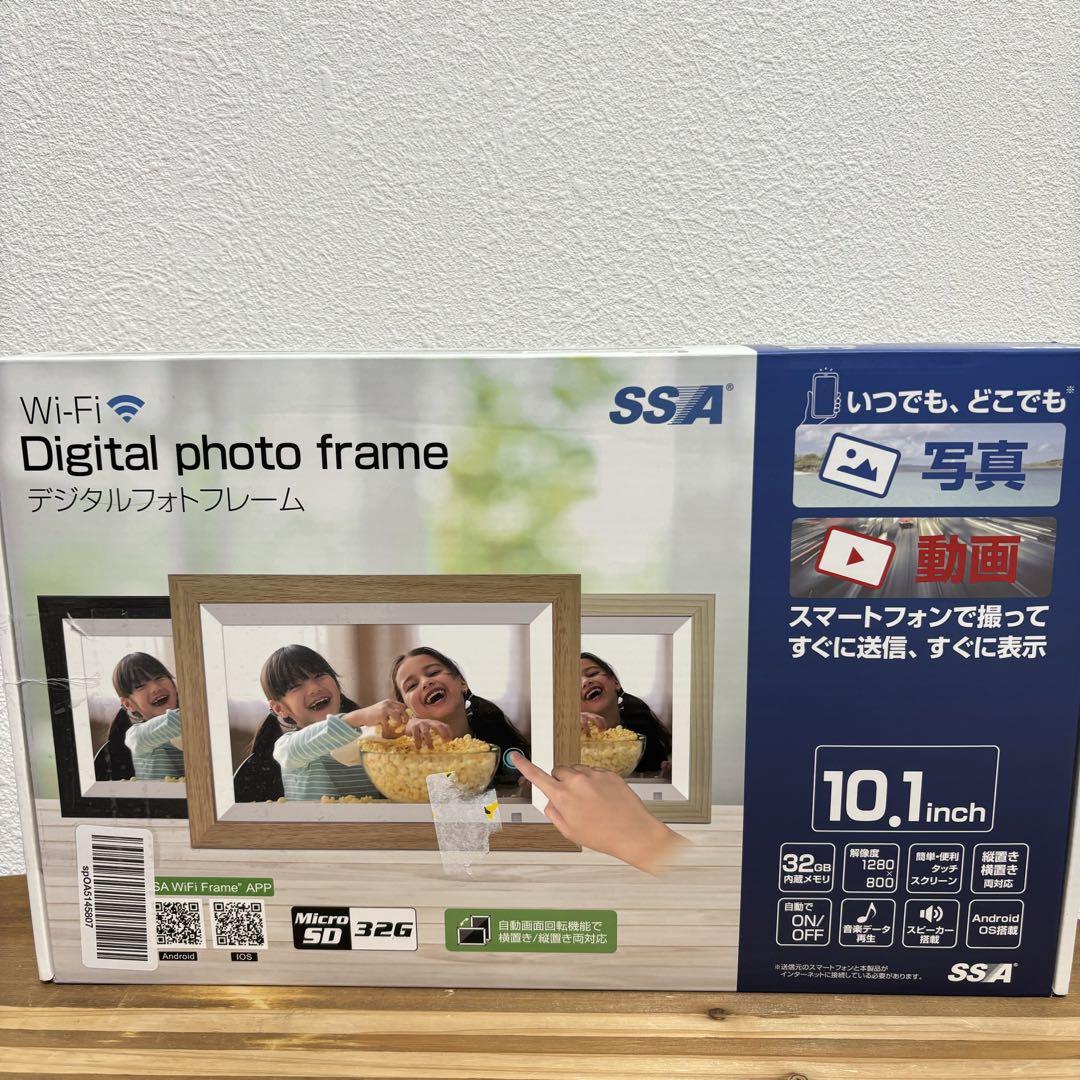 デジタルフォトフレーム⭐️32GB WiFi 10.1インチ WiFi