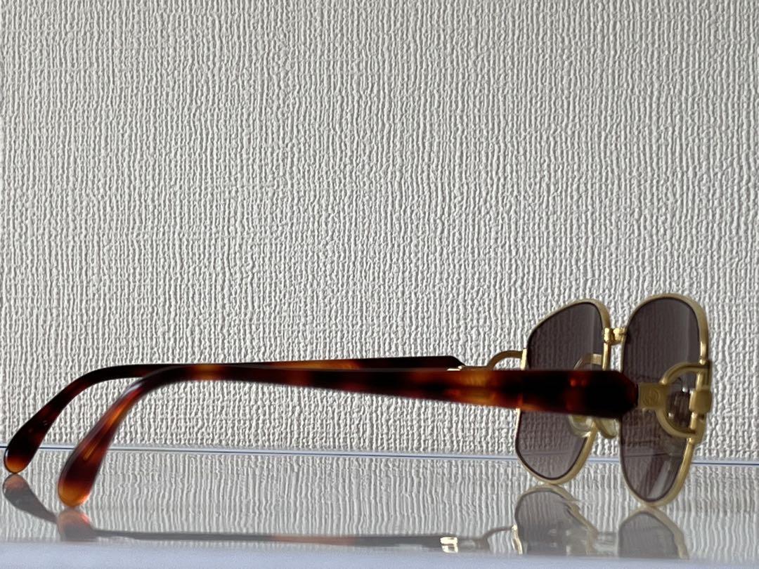 GUCCI スクエア パープル系グラデーションレンズ ベッコウ
