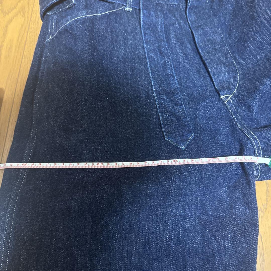comoli ベルテッドデニム