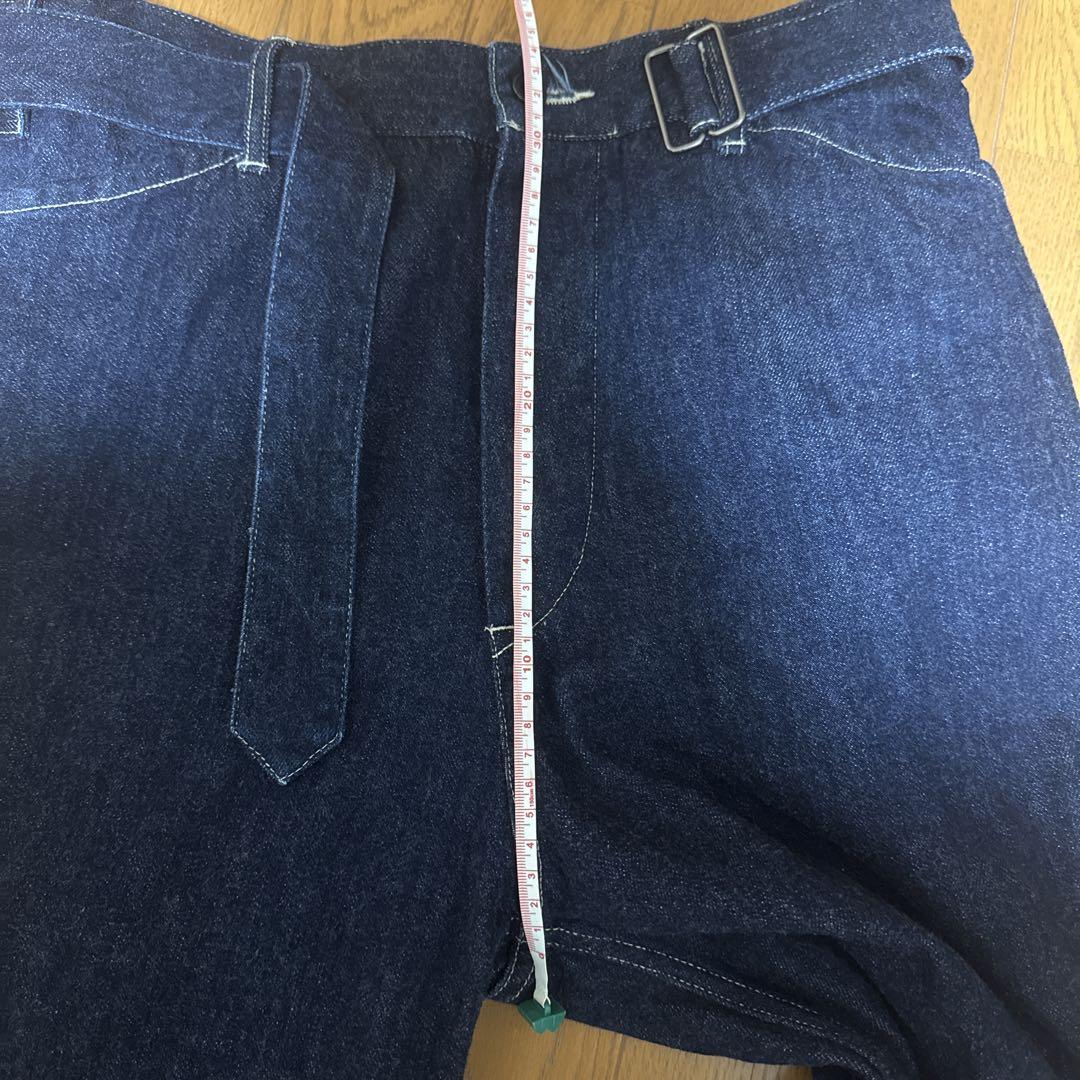 comoli ベルテッドデニム