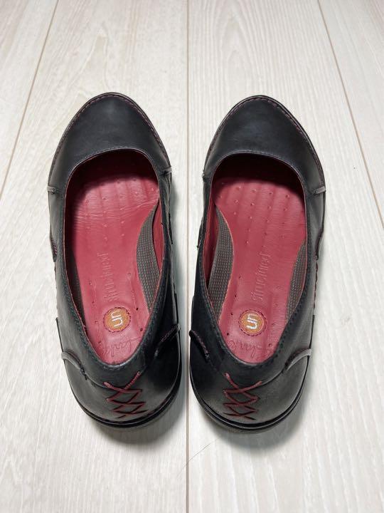 きなこもち。 Clarks un structured フラット シューズ