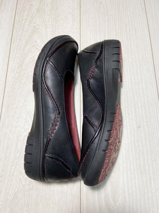 きなこもち。 Clarks un structured フラット シューズ