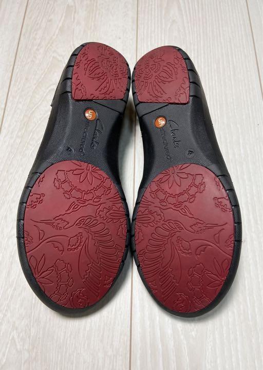 きなこもち。 Clarks un structured フラット シューズ