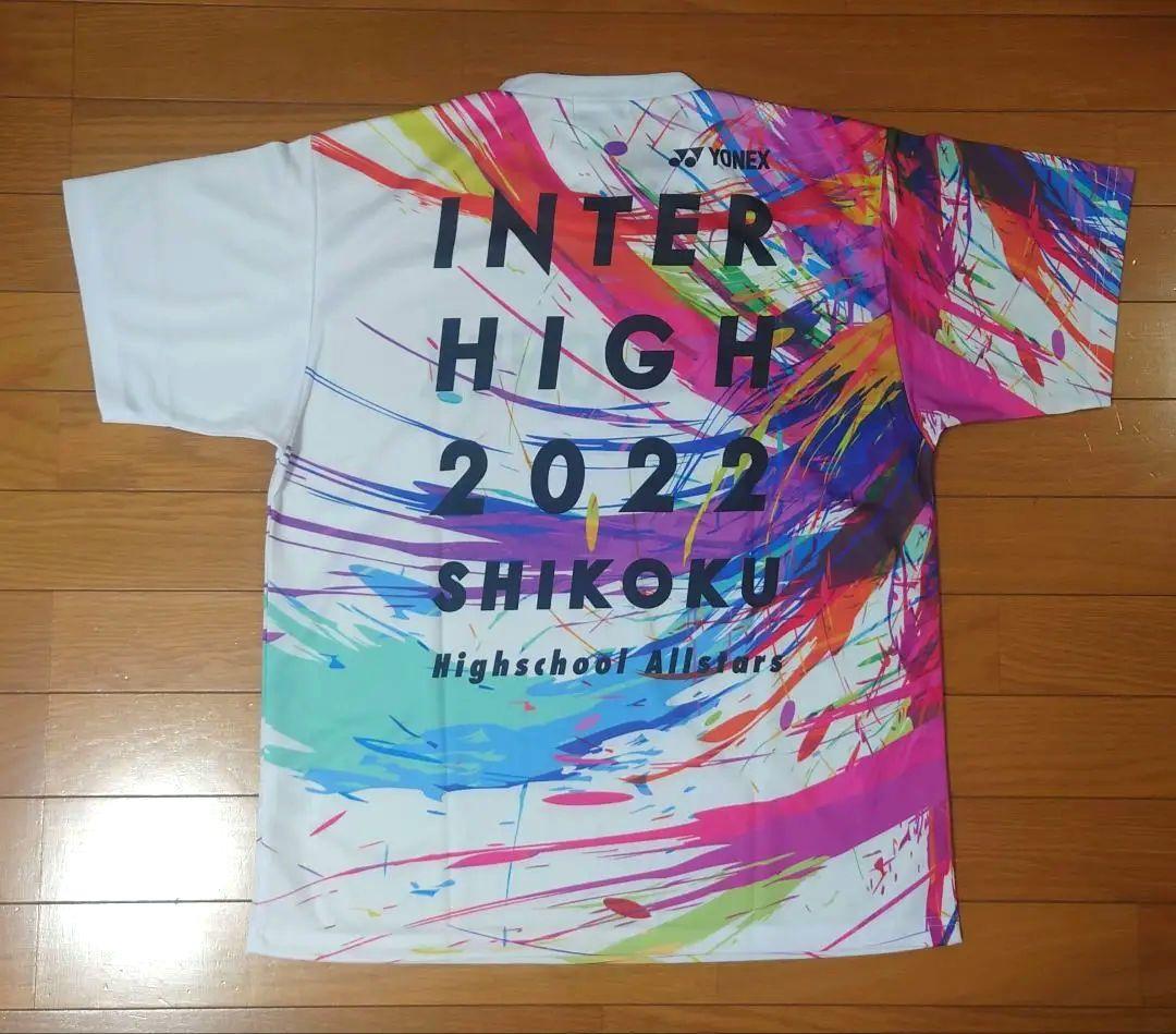 【新品】YONEX INTER HIGH 2022 シャツ Mサイズ