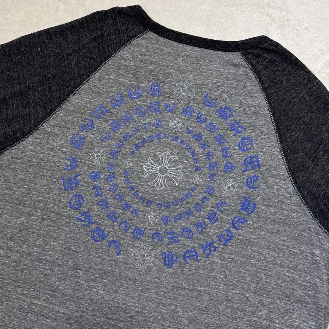 トップス Chrome Hearts print cross raglan tee