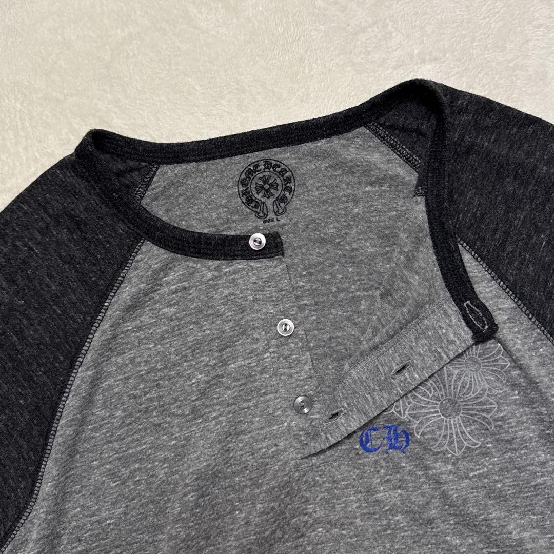 トップス Chrome Hearts print cross raglan tee