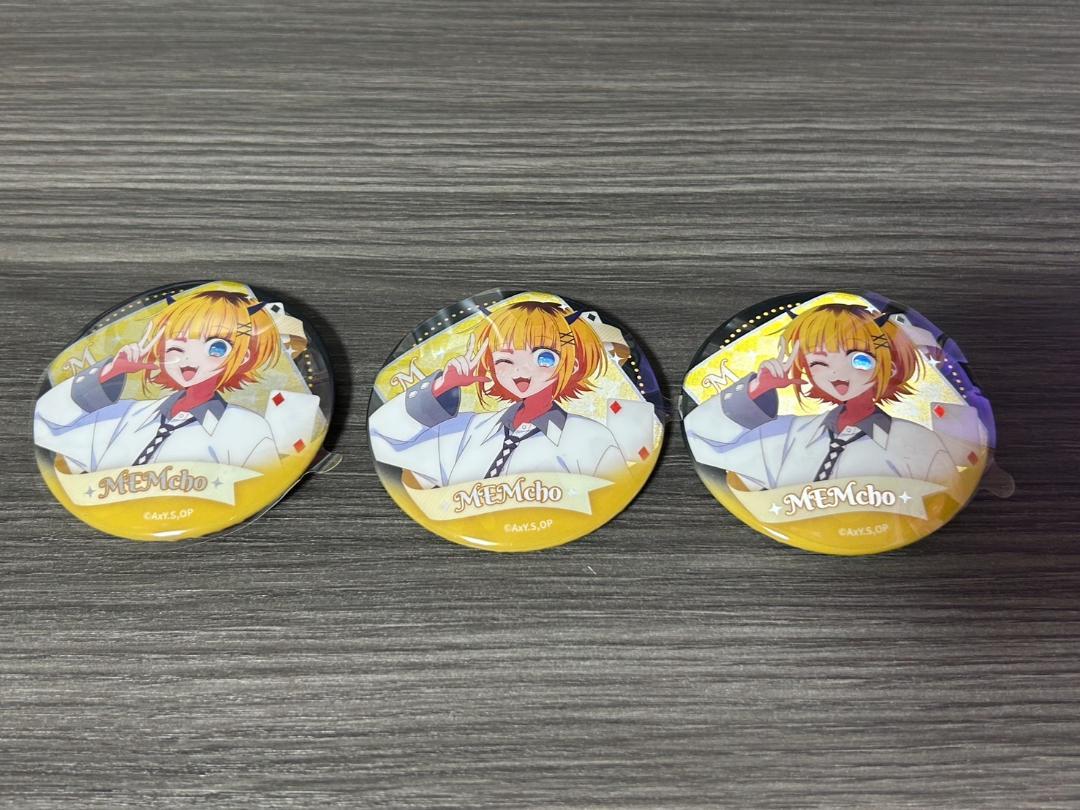 コリアグランドセール 推しの子】MEMちょ 缶バッジ メルカリ - 中国 大陸版 ピンズ・ピンバッジ・缶バッジ