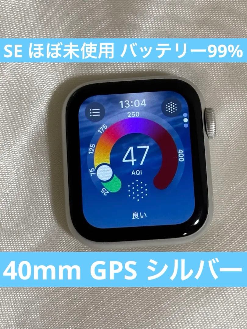 AppleWatch SE ほぼ未使用 バッテリー99% 44mm GPS