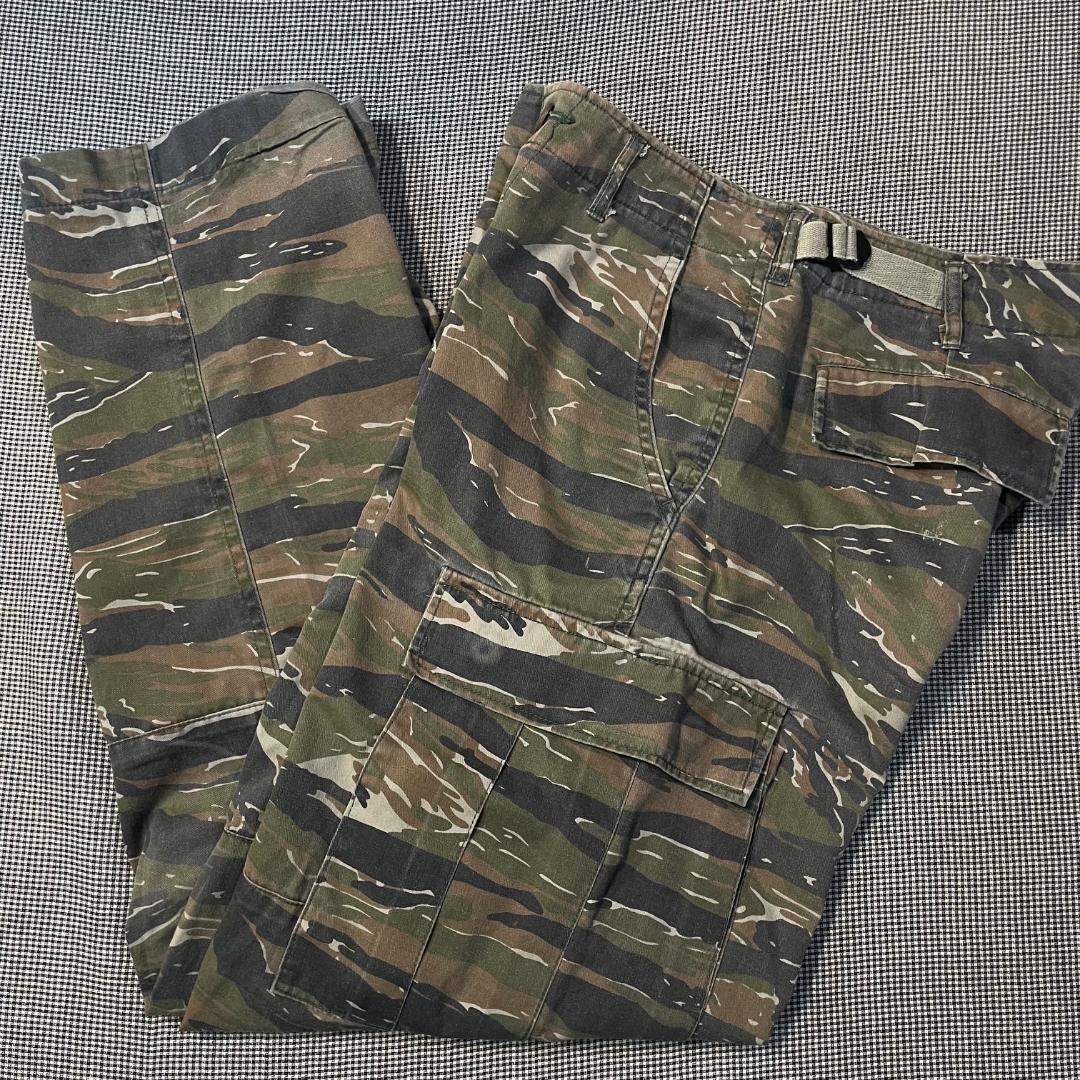 個人装備 Old Military Trousers TIGER STRIPE CAMO