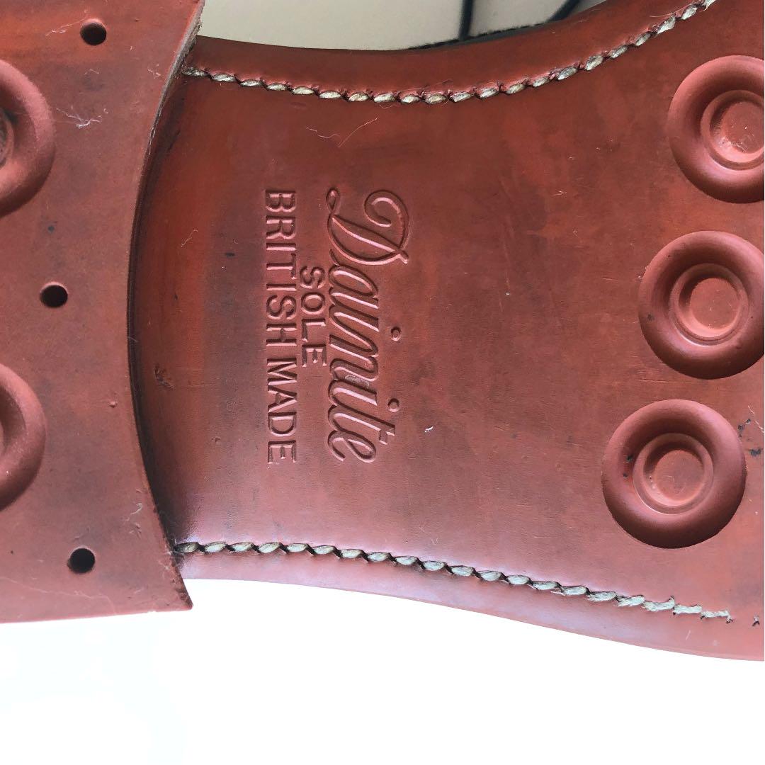 SANDERS サンダース TASSEL LONG WING ダークネイビー 5