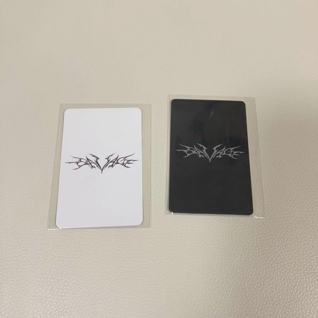 aespa Savage sgs トレカ2枚 aespa savage SGS ウィンター トレカ