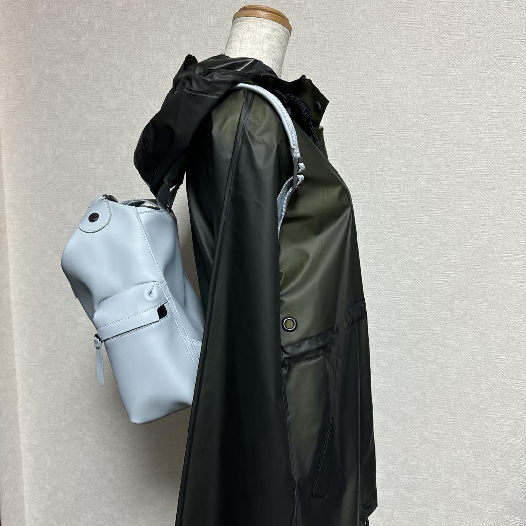 美品✨HUNTER ミニ ラバーレザー バックパック リュックサック オリジナル セール】【国内正規品】オリジナル ミニ ラバー レザー バック