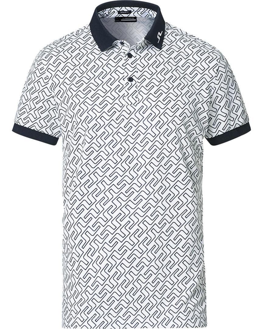 J.LINDEBERG Tour Tech Reg Fit Print Polo