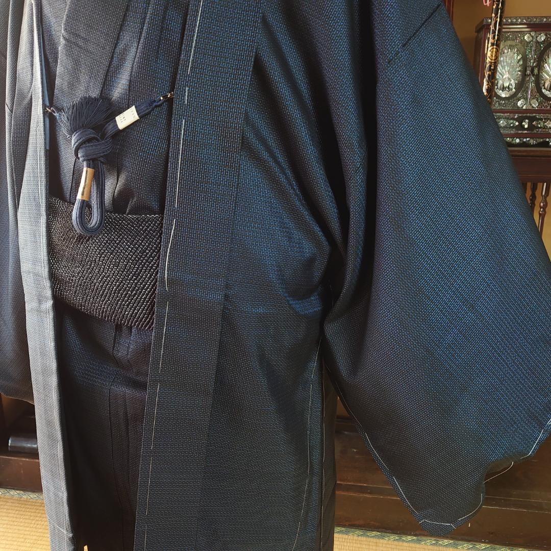 ☆未使用品☆メンズ☆大島紬 着物☆アンサンブル☆襦袢、帯付 #02 ☆未使用品☆メンズ☆大島紬 着物☆アンサンブル☆襦袢、帯付 #02