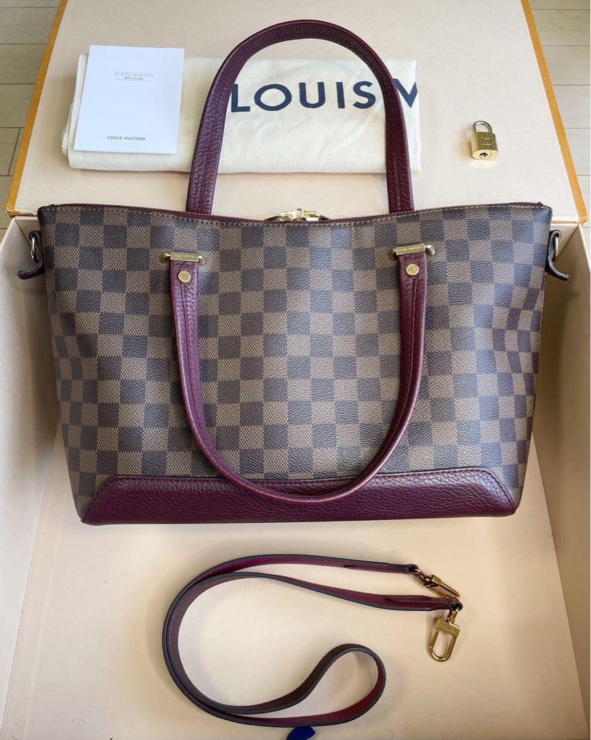 Louis Vuitton Hydepark ダミエエベヌ ハンドバッグ