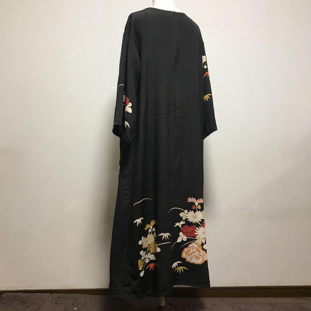 留袖リメイクドレス