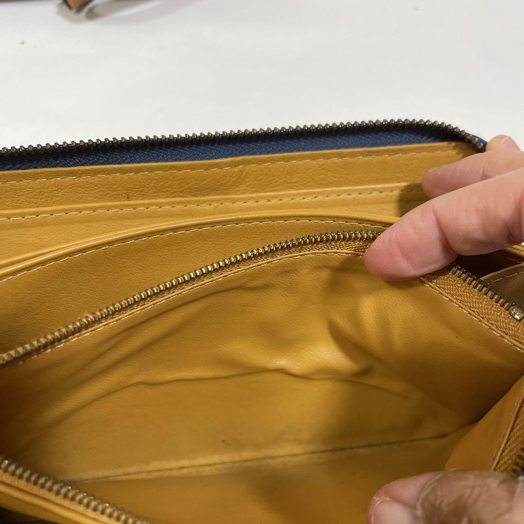 ちぁあ　LOUIS VUITTON ジッピーウォレット　デニム