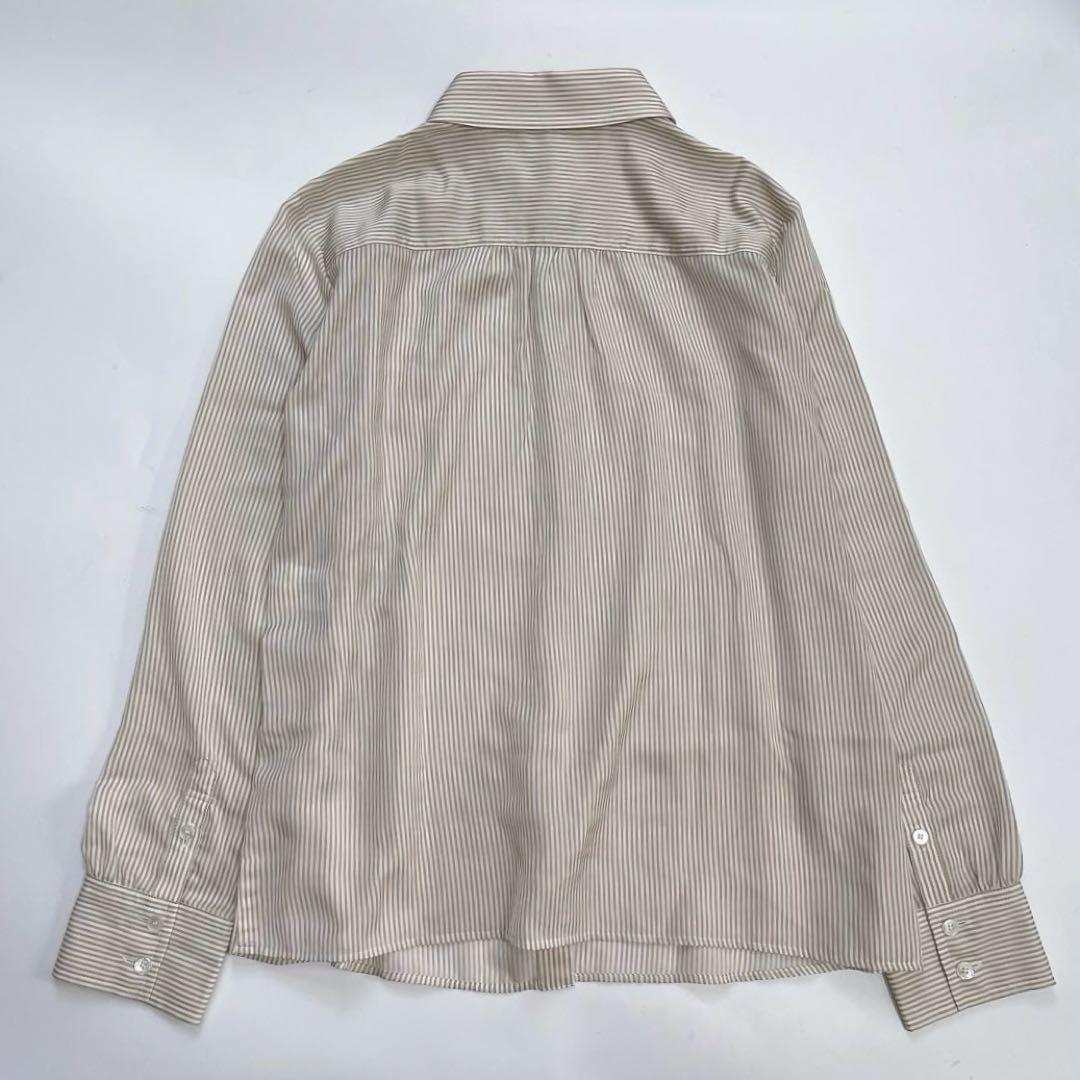 ご自宅用限定お買い得品 美品 DAKS ダックス ストライプ柄 ブラウス 42 大きいサイズ トップス