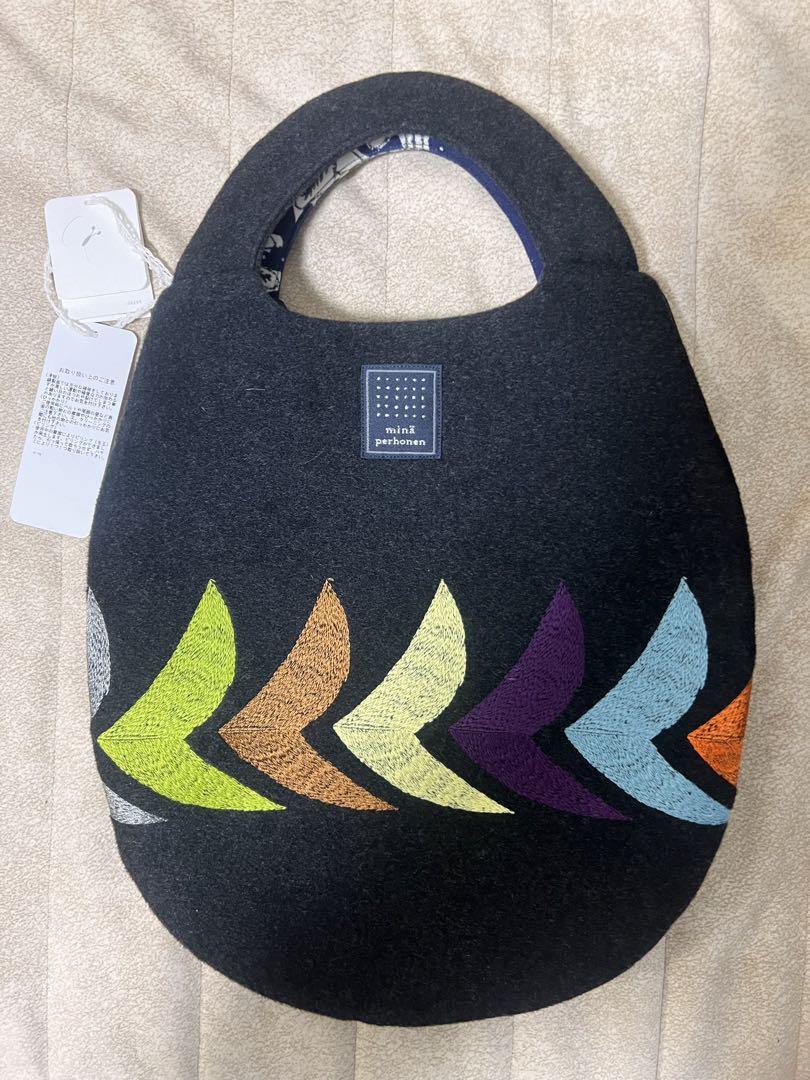 ミナペルホネン 限定uraomoteエッグバッグ bird 新品未使用タグ付き