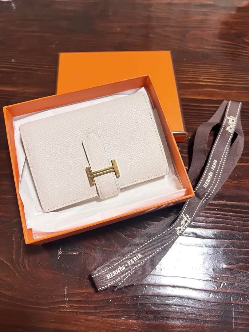 HERMES べアンミニ カードケース 楽天市場】エルメス ベアンミニ コインケース付き 名刺 カード