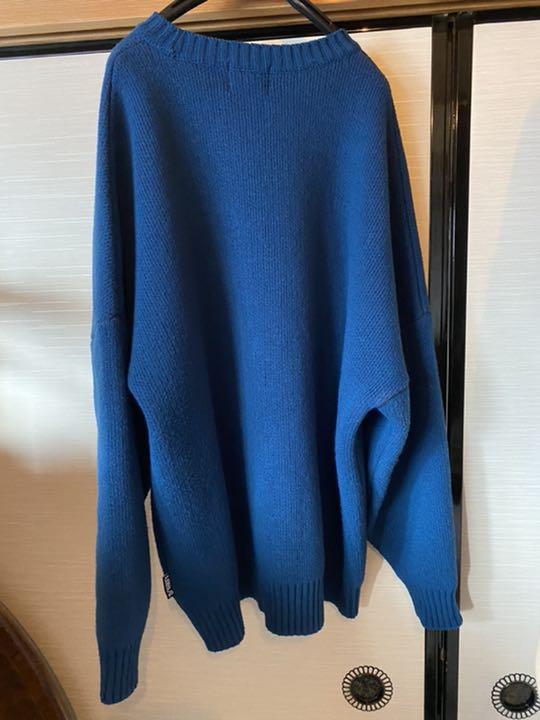 AJOBYAJO Oversized Slogan Wool Knit DHAEg-m95100375737 定番即納