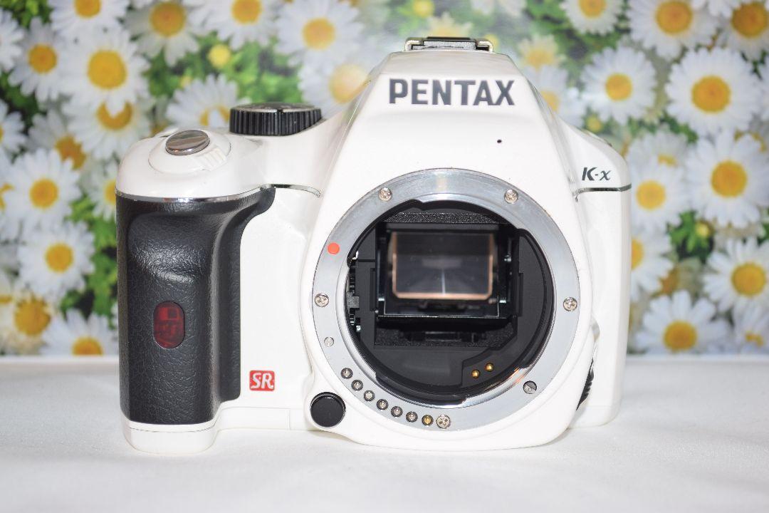 ❤美品❤ ペンタックス K-x 一眼レフカメラ ホワイト❤即日配送❤