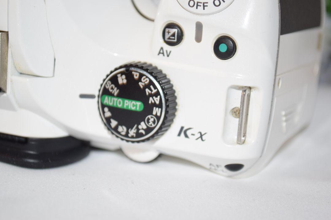 ❤美品❤ ペンタックス K-x 一眼レフカメラ ホワイト❤即日配送❤