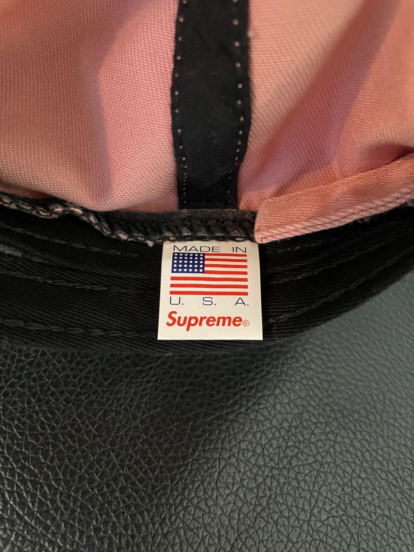 Supreme ピンク キャップ
