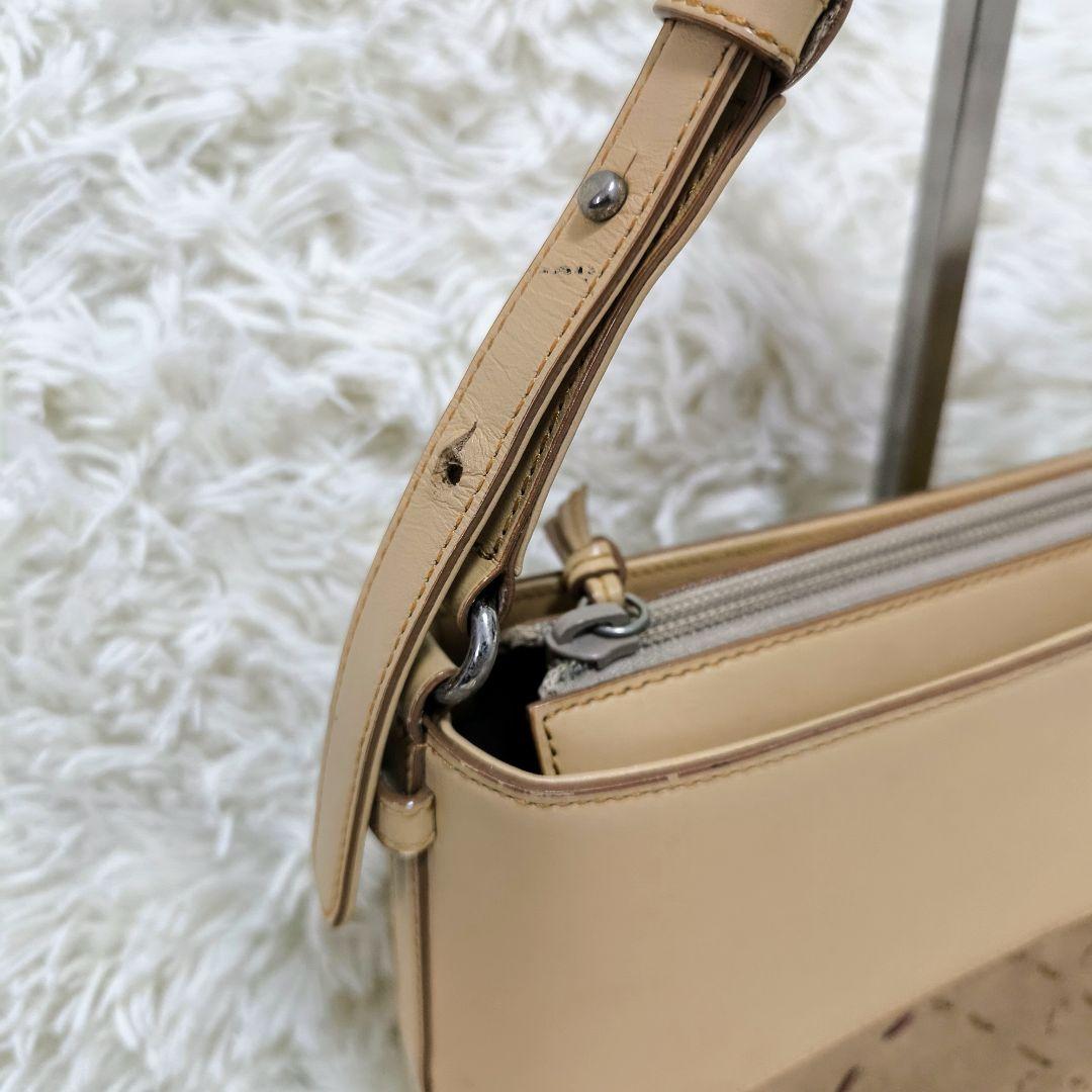 使用感有】BURBERRY バーバリー ワイルドステッチ ハンドバッグ